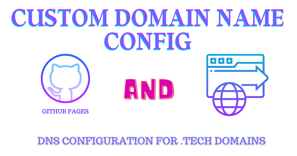 DNS Config for Github Custom Domain