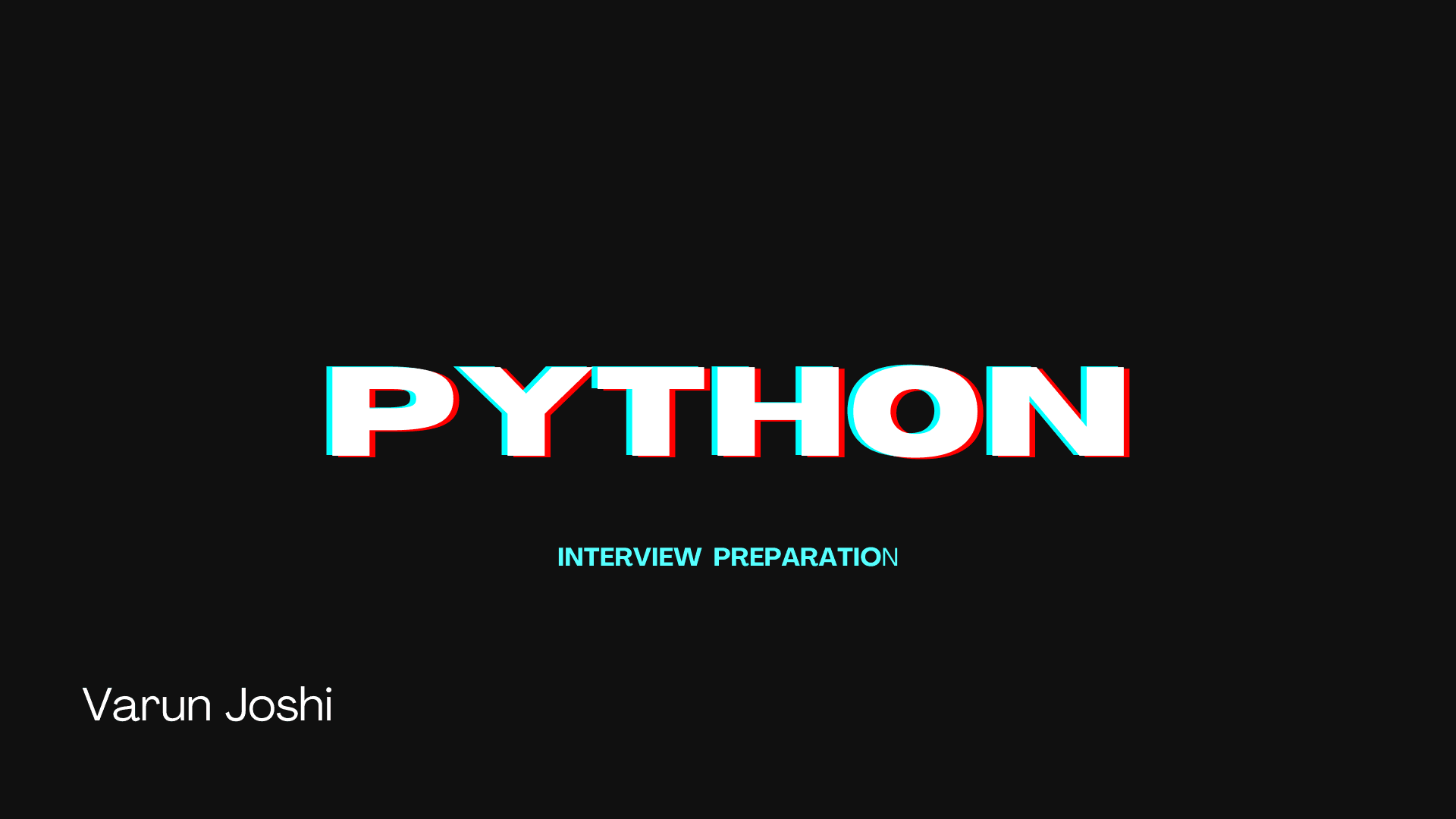 Python-Interview 